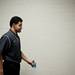 Huron Head Coach Waleed Samaha walks out of the locker room on Monday, March 4. Daniel Brenner I AnnArbor.com